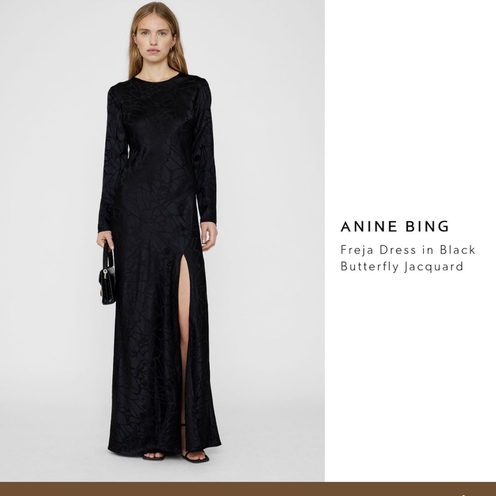Anine Bing long black dress